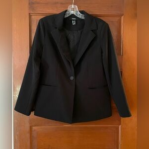 Black Oversized Forever 21 Blazer